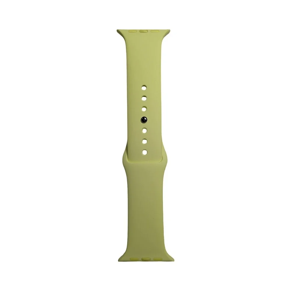44-P Apple Watch 46mm Sport Band S/M - Yellow / Green ⬇️ Small Divot